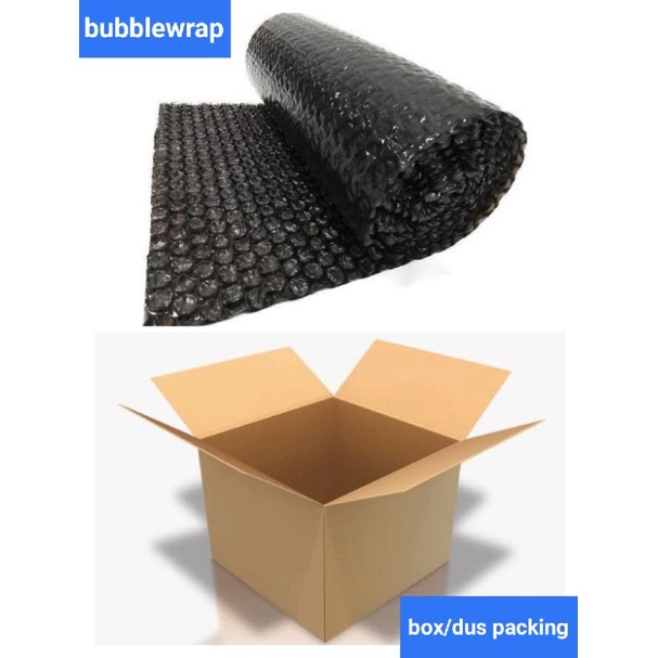 

BUBBLEWRAP DAN DUS/BOX PACKING TAMBAHAN