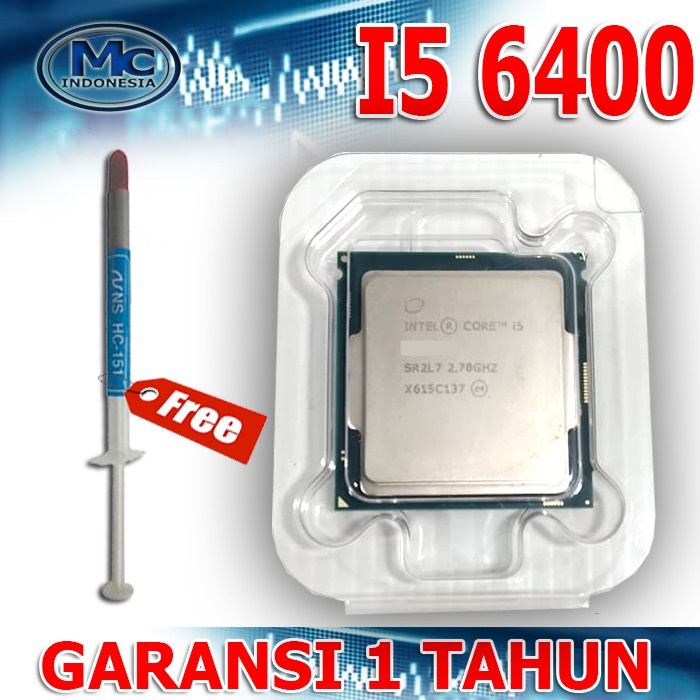 PROCESSOR INTEL CORE I5 6400 2.70 GHZ SOCKET 1151