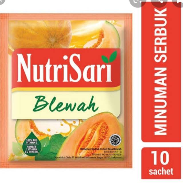 

Nutrisari Blewah /renceng 10sac