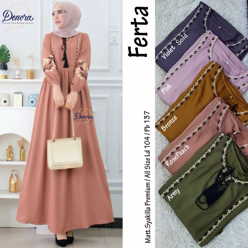 GAMIS DRESS MAXY FERTA BY DENORA