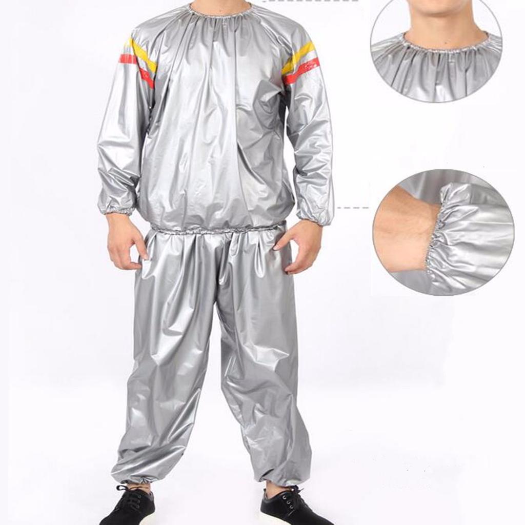 Sauna Suit Baju Olahraga Pembakar Lemak Jaket Olahraga Jumbo