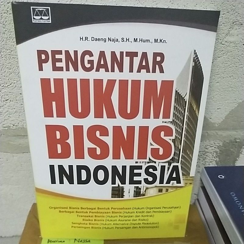 

Pengantar hukum bisnis indonesia by H. R. Daeng naja