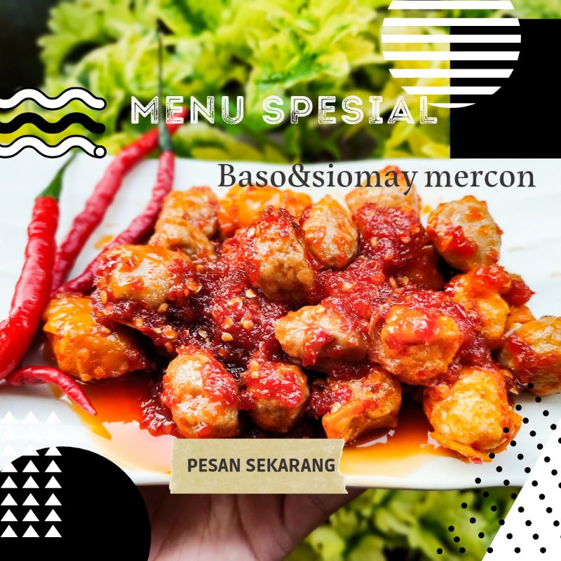 

Bakso & Siomay Mercon khas Bandung