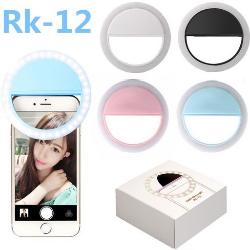 Ring Light Selfie LED / Lampu selfie Bulat untuk kamera camera hp Flash charm eyes