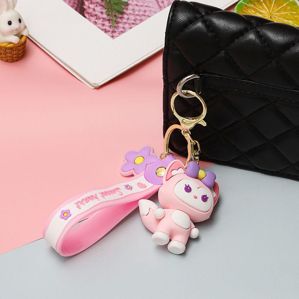 Lanfy Wanita Gantungan Kunci Kreatif Unik Dengan Bell Linabell Mainan Alloy Dekorasi Key Holder