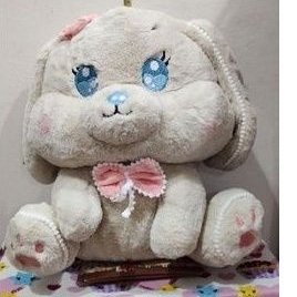 boneka kelinci coklat besar tinggi 41 cm