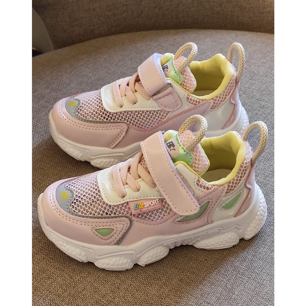 Sepatu anak Casual Sneaker BSTAR Non LED Korea Style Fashion Anak