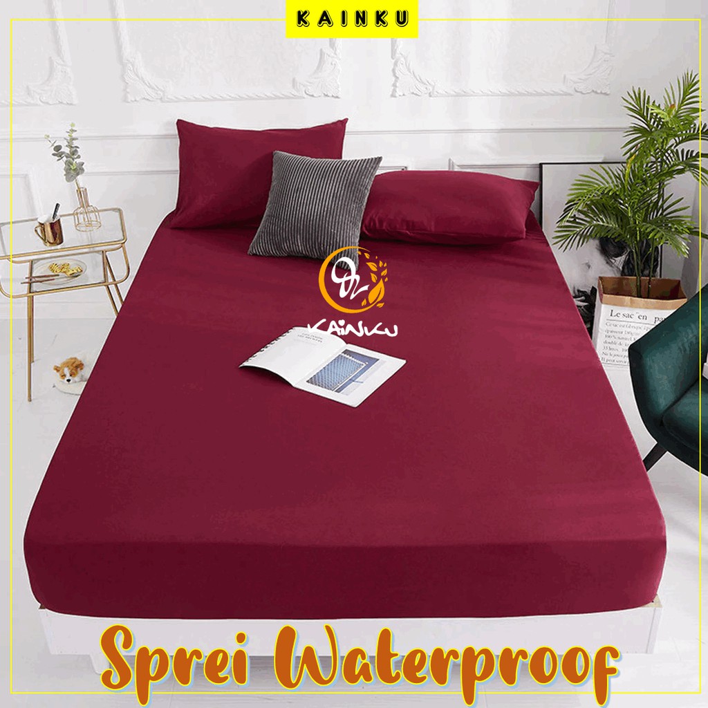Best Seller ‼️ SPREI WATERPROOF POLOS UKURAN 200 180 160 140 120 100 90-4