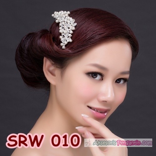 [BISA COD] AKSESORIS WANITA SIRKAM RAMBUT BRIDAL SANGGUL WEDDING SRW010