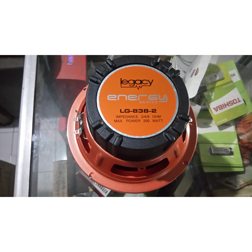 Speaker Subwoofer LEGACY ENERGY 8INCH Super Bass DOUBLE COIL 200W