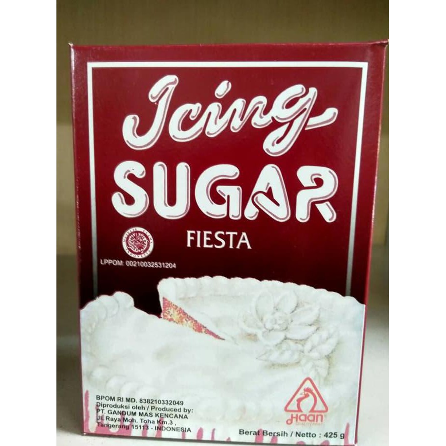 

31.87-Kue- Fiesta Icing Sugar - 425 Gram -Terlengkap-Termurah-Dijamin.