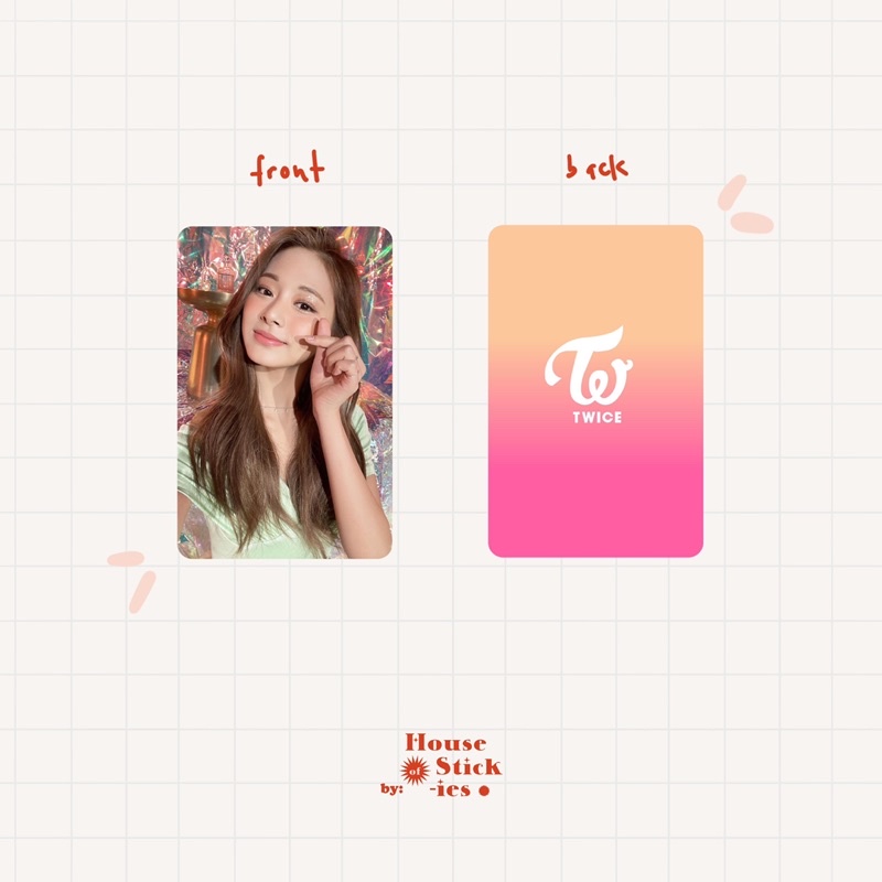 TWICE Unofficial Photocard (Gf Selca Edition)