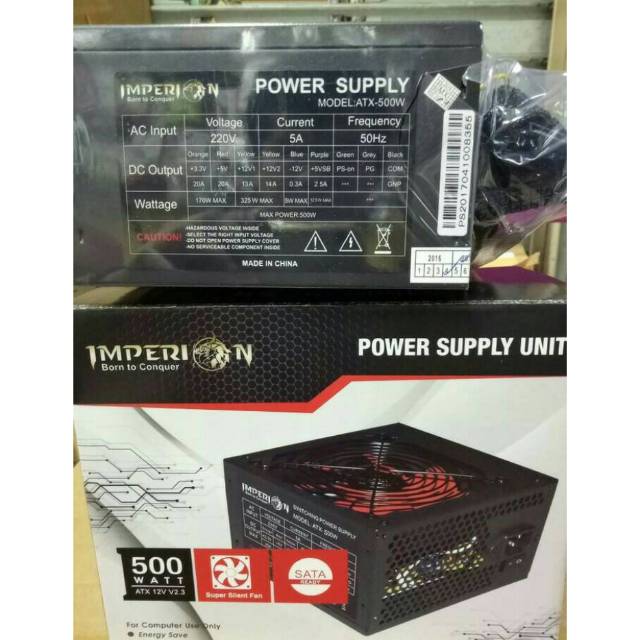 Power Supply Imperion ATX 500WATT
