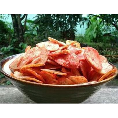 

Keripik Keripik Pisang Balado - Ajo Gazali Padang - 150 Gr Lezat Alami