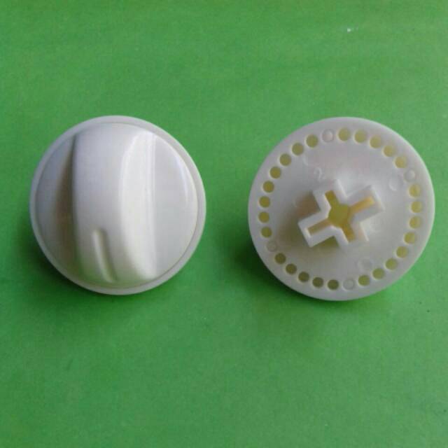 2 Pcs Knop Kenop Knob Saklar Mesin Cuci 2 Dua Tabung Multi Universal