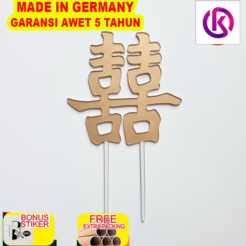 

Grosir Cake Topper - Topper Kue - Shuang Xi BESAR - SANGJIT 15CM - Lamaran