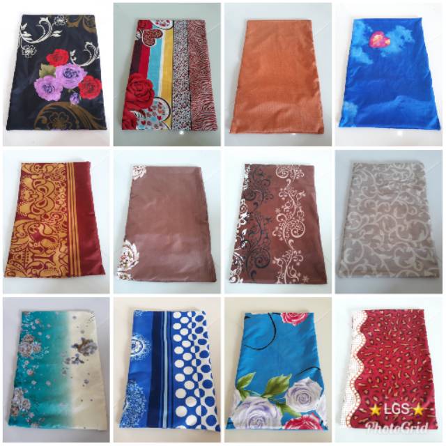 [Paket 6 pcs]Sarung bantal motif polos perca murah 40x60 !! Sarban murah grosir sarung bantal