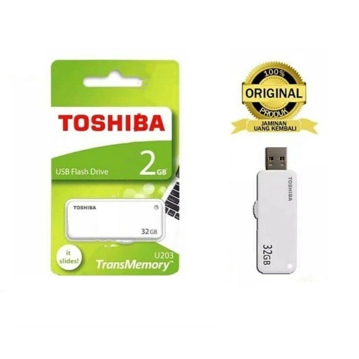 KIOXIA TransMemory 32/64/128GB USB 2.0 U203 Toshiba Yamabiko Flashdisk U203 Original Garansi Resmi Flashdisk Alsi