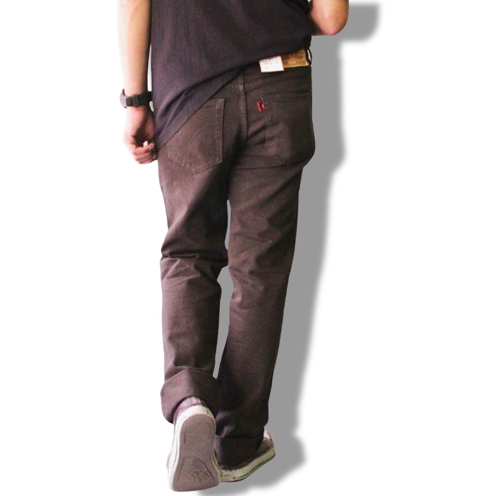 Celana Jeans Pria Coklat