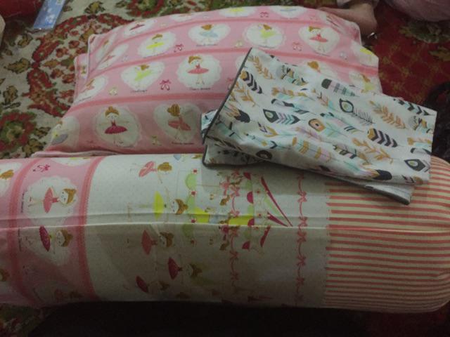Bantal Guling Anak Balita Set Motif Laki-laki (sarung Aja)