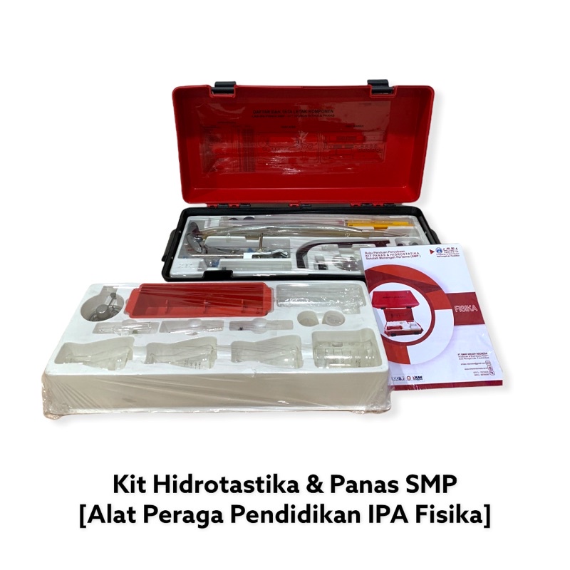 

[PROMO] KIT Panas Dan Hidrotastika SMP isi 38 item - Dengan Box/Kotak Penyimpanan Plastick Inject [Alat Peraga Pendidikan Fisika SMP]