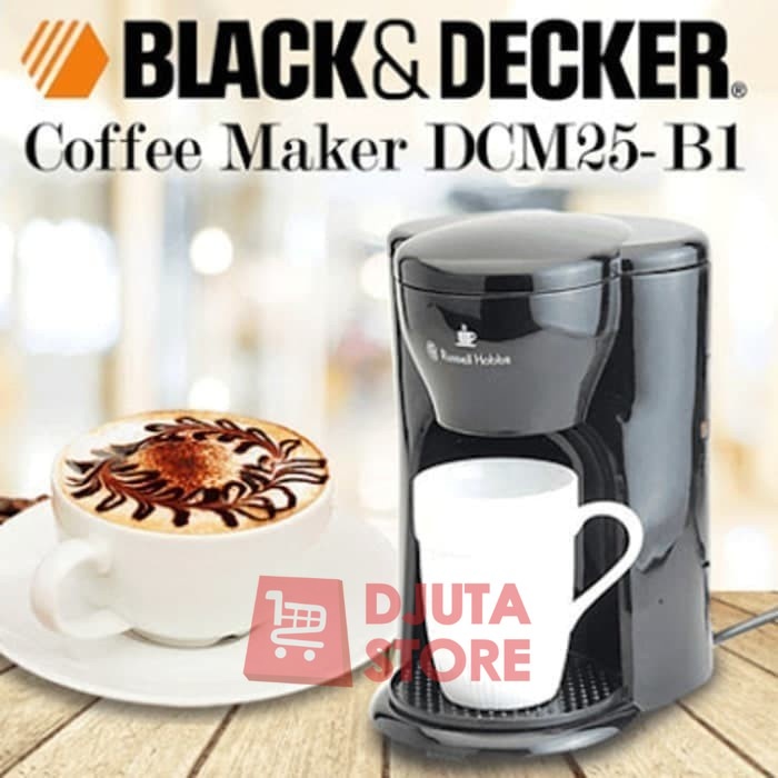 coffee maker   alat pembuat kopi   mesin 1 cup black decker dcm25 b1
