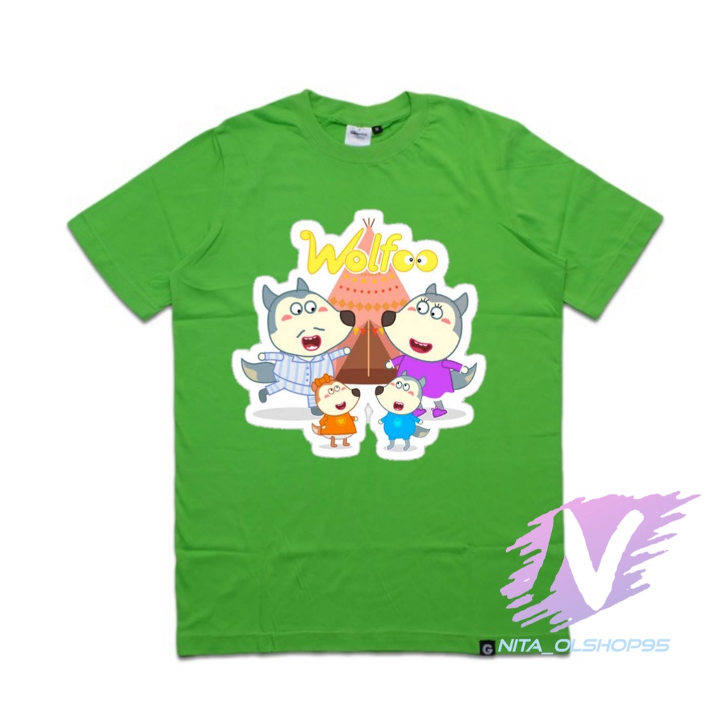 KAOS WOLFOO TERBARU BAJU KAOS ANAK WOLFO ANIMASI