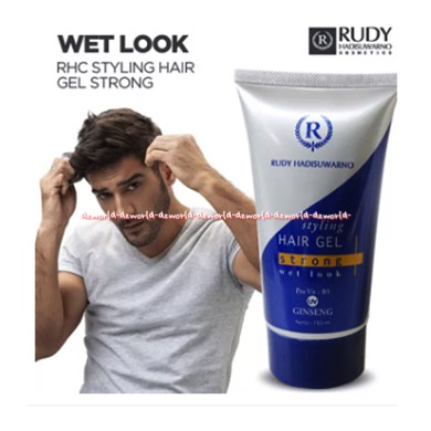 Rudy Hadisuwarno Styling Gel Normal Strong Look Wet Look Gel Rambut Pria Rudi Hadi Suwarno Pome Rambut Hair