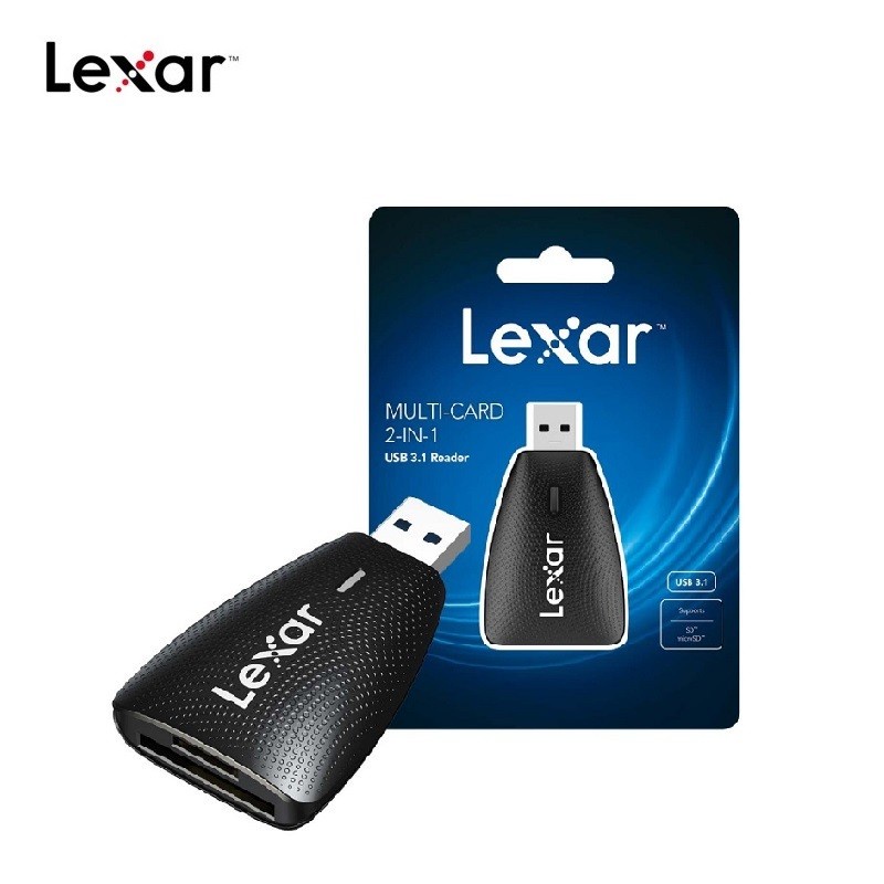 Lexar Multi Card Reader 2 in 1 USB 3.1 SD dan MicroSD - Card Reader