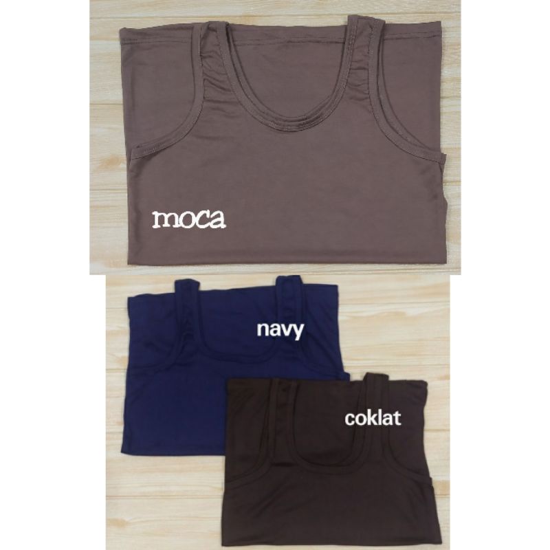 LOTUS FASHION/Tanktop tali besar jumbo XXL- SINGLET JUMBO#PROMO