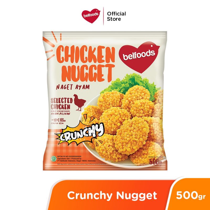 

Belfoods Chicken Nugget Crunchy 500gr