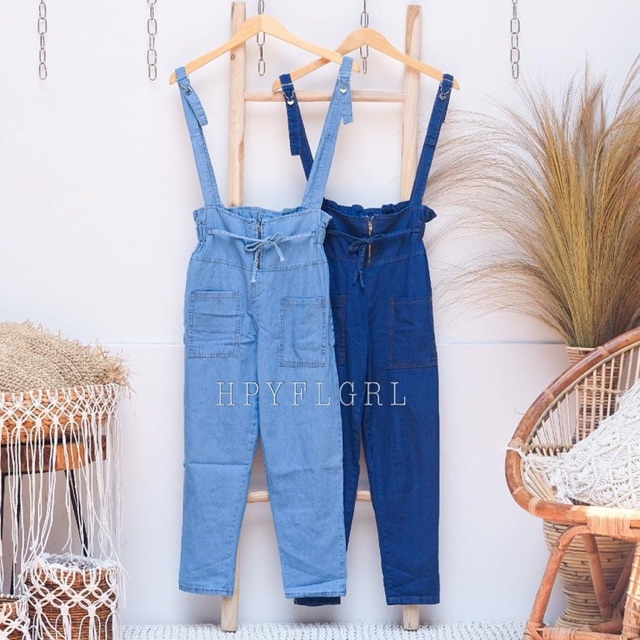 jumpsuit overall jeans celana