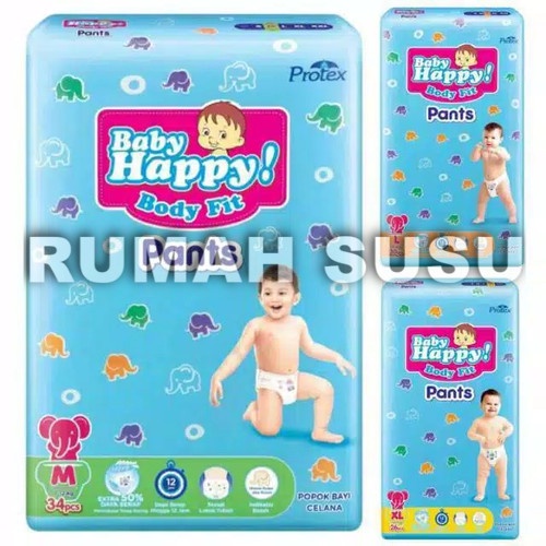 Baby Happy Pants M32, L28, XL26, XXL24 - RUMAH SUSU