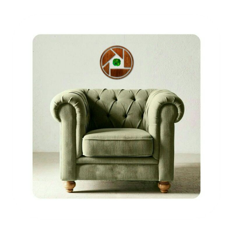 Kursi Sofa Single Seater Sederhana