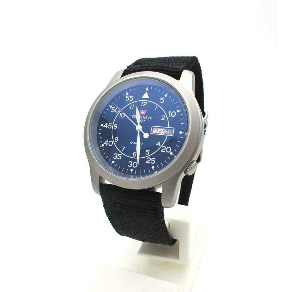 Swiss Navy Analog Model Seiko SN 8805M Silver Original Termurah