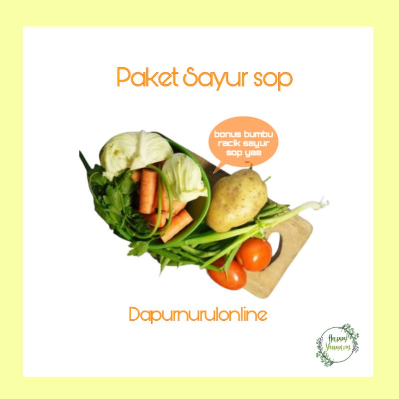 

Paket sayur sop+bumbu