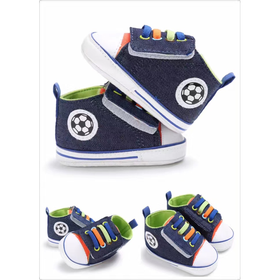 Sepatu Prewalker Baby Import Carter / Pre Walker Baby Soccer Jeans Terbaru Best Quality