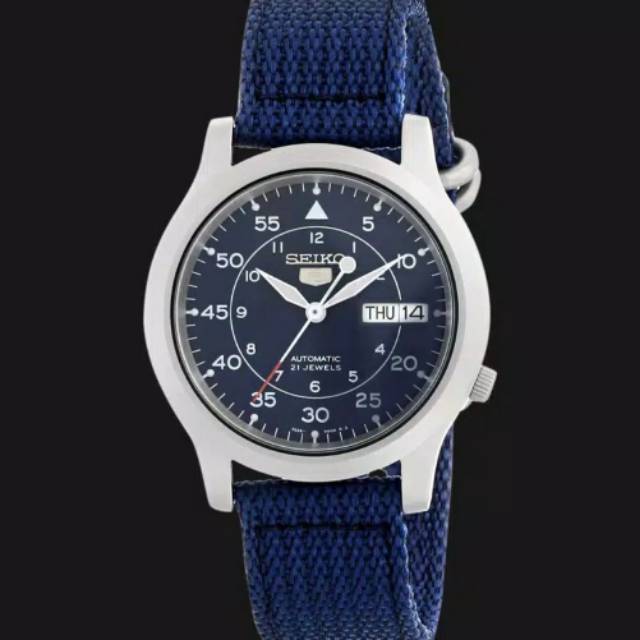 Jam Tangan Seiko 5 SNK807K2 Automatic Nylon Strap Original