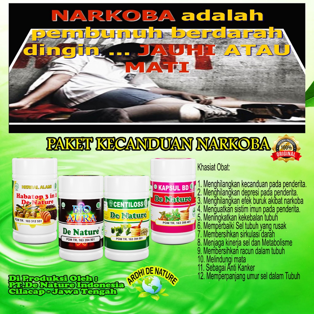Obat Herbal Denature Indonesia ~ Mengobati Pecandu~Narkoba~Narkotika~Pecandu Miras~Bisa COD