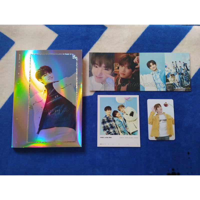 Benefit YG sellect junkyu, file folder doyoung orange ver & unit polaroid haruto yedam jihoon treasu