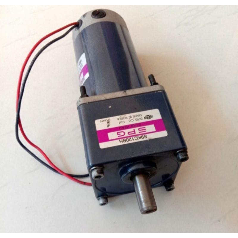 Dc Gearbok Motor SPG 90V 200W Ratio 1 : 120 Model S9D200-90CH