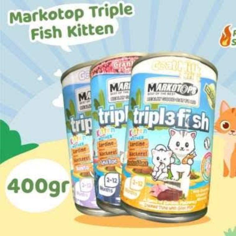 MARKOTOP 400gr Makanan Basah Kucing