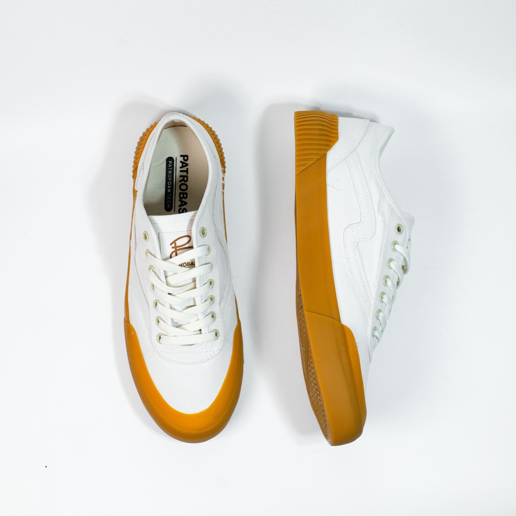 Sepatu Patrobas Equip Low White Gum Original Sepatu Patrobas Petrobas Putih Gum
