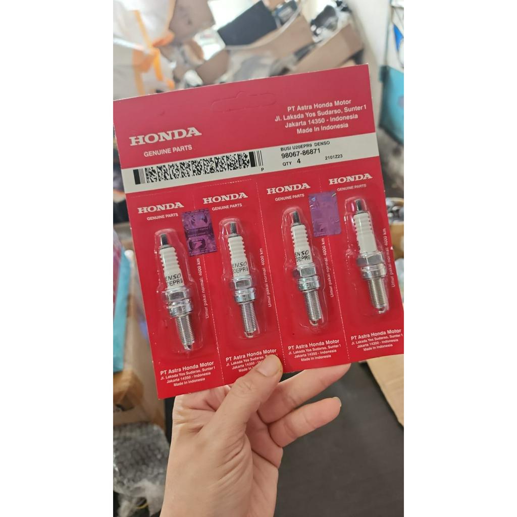 Busi U20EPR9 Denso HONDA GENUINE Busi Motor Karisma/Sx125,Revo 110 AHM