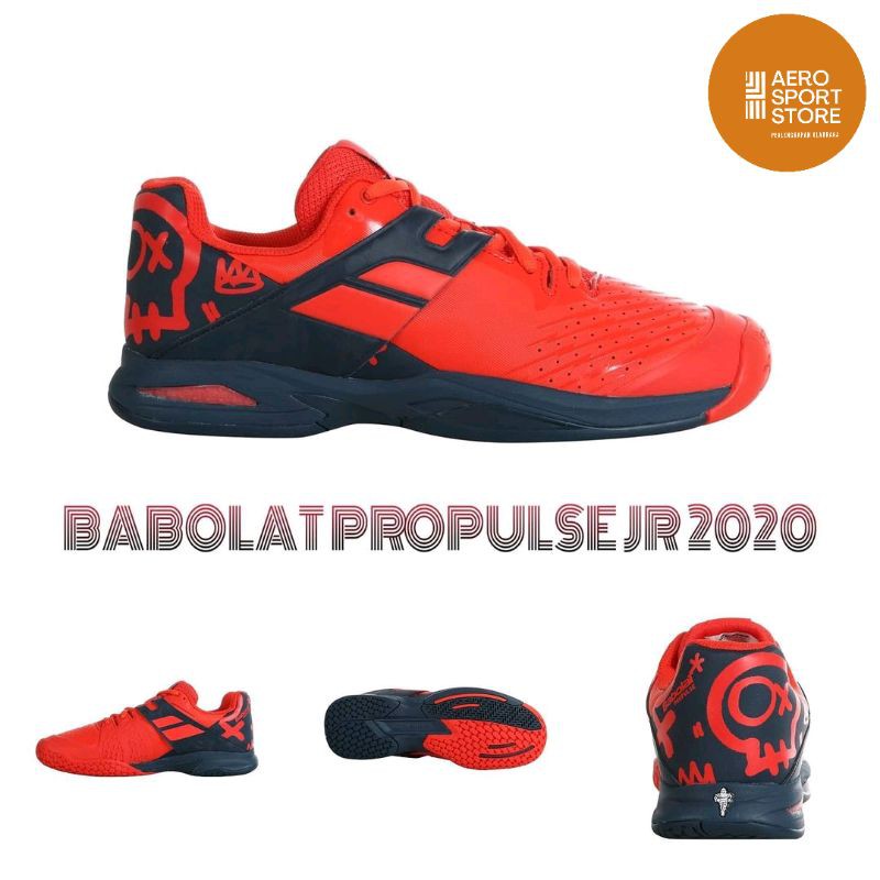 [ SEPATU TENIS LAPANGAN ANAK BABOLAT PROPULSE JUNIOR 2020 ]
