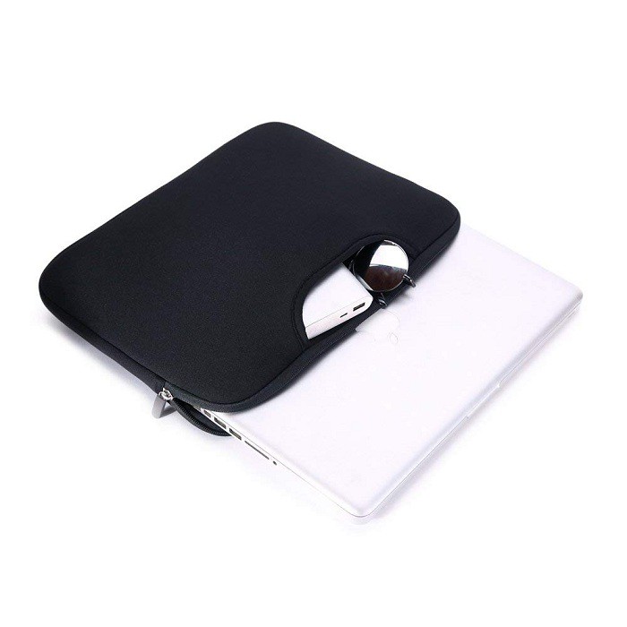 Tas Laptop Softcase Jinjing Foam Neoprene Macbook 15.4 inch - Black