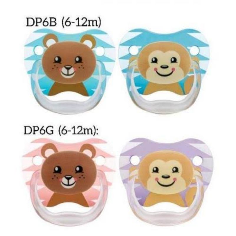 Dr Brown's Pacifier Stage 2 6-18M - Dr Brown Empeng Bayi Stage2 - Dr.Brown Empeng Dot Bayi Step 2 - Empeng Baby Tahap 2