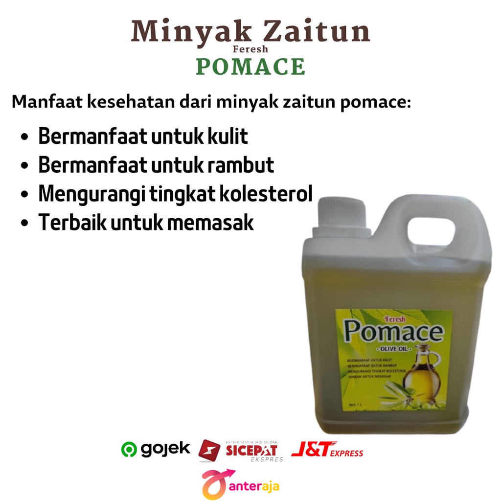 

OIL Minyak Pomace Minyak Zaitun Pomace Jaitun Kemasan 1L Curah