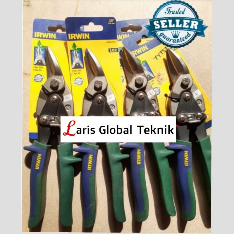 Gunting Holo Seng Baja Ringan IRWIN Right 10",250mm,102
