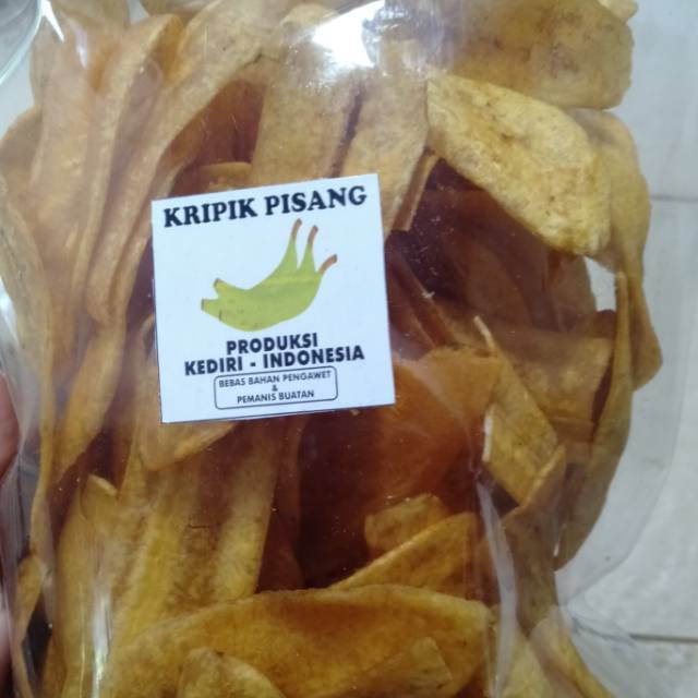 

Kripik Pisang Manis 200gr Asli Kediri